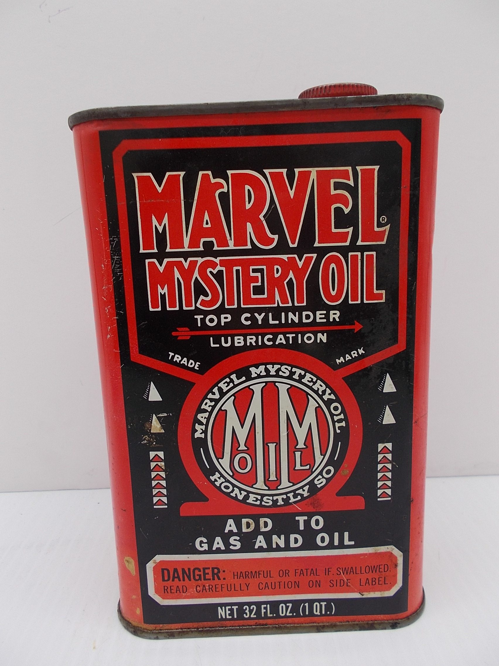 Marvel Mystery Oil Tin – Treasures Under Sugar Loaf – Antiques,  Collectibles, Home Decor and More